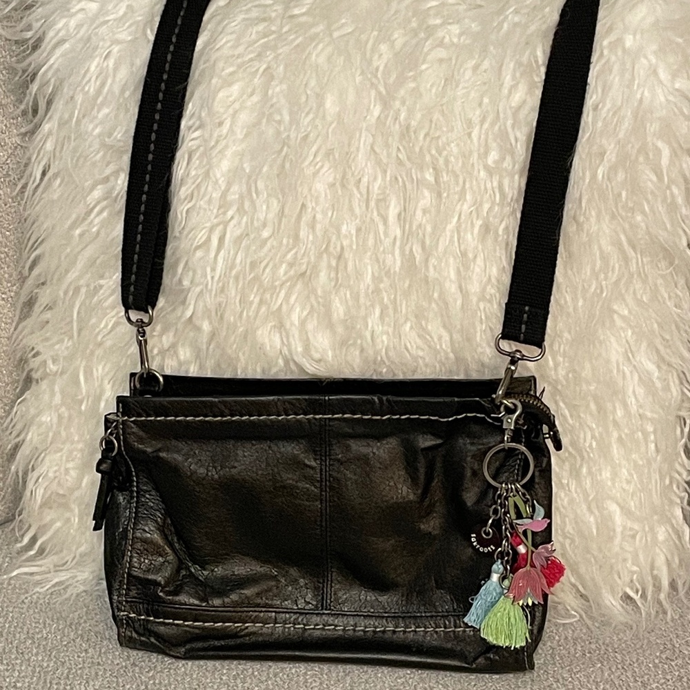 The Sak Black Leather Handbag